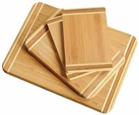 Kesper Schneidebrett 4er-Set, natur, Bambus