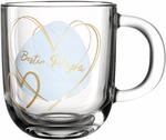 Leonardo Geschenktasse Bester Papa EMOZIONE, blau, Glas