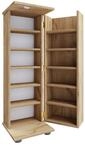 VCM CD/DVD Regal ENGALO, eiche, Holznachbildung