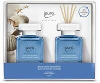 ipuro ESSENTIALS Raumduft Sunny Beachtime, blau, Glas
