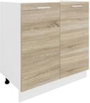 VCM Waschbeckenschrank ESILO, Eiche s&auml;gerau/sonoma, Holznachbildung