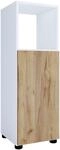VCM Midischrank FLANDU, wei&szlig;/eiche, Holznachbildung