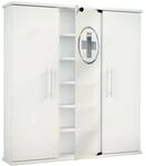 VCM Medizinschrank SANTILA, Holznachbildung
