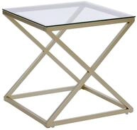 Jahnke Beistell-/Nachttisch X-TRA D 140, gold, Metall
