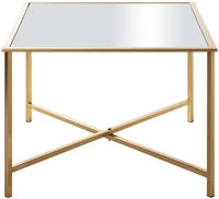 Zurbr&uuml;ggen Beistelltisch, gold, Metall