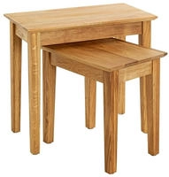 Zurbr&uuml;ggen Beistelltisch, braun, Massivholz