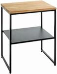 Zurbr&uuml;ggen Beistelltisch, braun, Massivholz