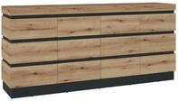 Z2 Sideboard CORTE, eiche, Holznachbildung