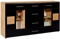 Z2 Sideboard SONATE, schwarz, Holznachbildung