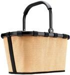 Reisenthel Carrybag XS Frame Raffia Black, beige, Polyester