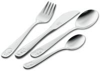 ZWILLING Kinderbesteck Bino 4-tlg., silber, Edelstahl