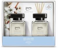 ipuro ESSENTIALS Raumduft Cotton Fields, Hellblau, Glas