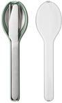 Mepal Besteck-Set 3-tlg. Nordic sage ELLIPSE, gr&uuml;n, Edelstahl