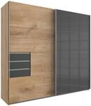 Z2 Schwebet&uuml;renschrank 2trg. SAIGON, eiche, Holznachbildung