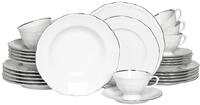 creaTable Kombiservice 30-tlg MARIA THERESIA, Platin, Porzellan