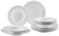 Seltmann Weiden Tafelset Zoe 12-tlg., creme, Porzellan