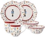 Villeroy &amp; Boch Fr&uuml;hst&uuml;cksset 6-tlg. NUSSKNACKER, multicolour,...