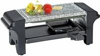K&Uuml;CHENPROFI Raclette Twin schwarz HOT STONE DUO, schwarz, Edelstahl