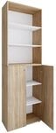 VCM Schuhschrank LONA, Eiche s&auml;gerau/sonoma, Holznachbildung