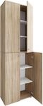 VCM Schuhschrank LONA, Eiche s&auml;gerau/sonoma, Holznachbildung