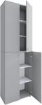 VCM Schuhschrank LONA 2XL, grau, Holznachbildung
