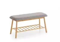 MID.YOU Sitzbank SMALL, braungrau, Holznachbildung