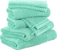M&Ouml;VE Handtuchset 8-tlg. NEW CLASSIC, Mint, Baumwolle