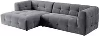 MID.YOU Ecksofa TENSO, grau, Polyester