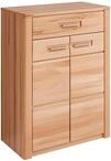 Linea Natura Schuhschrank NATURE ONE, kernbuche, Teilmassiv
