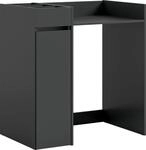 MID.YOU Waschmaschienenumbau-Set FREE, anthrazit, Holznachbildung