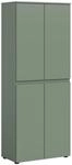 MID.YOU Universalschrank SCARPA, gr&uuml;n, Holznachbildung
