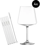 SCHOTT ZWIESEL Sprizz-Set 9-tlg. AFTER WORK, klar, Kristallglas