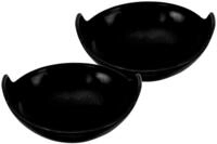 Creatable Balti Dish 2-tlg STREET FOOD, schwarz, Steinzeug