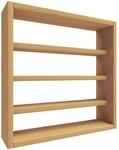 VCM K&uuml;chenregal ESALDI, buche, Holznachbildung
