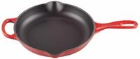 LE CREUSET Brat- &amp; Servierpfanne 23cm Kirschrot, rot, Gusseisen