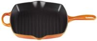 LE CREUSET Grillpfanne 26cm Ofenrot SIGNATURE, orange, Gusseisen