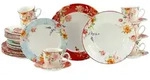 creaTable Kombiservice 30-tlg CRIMSON - B/H/T ca. 40.00x29.50x30.50