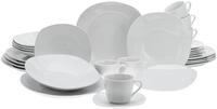 creaTable Kombiservice 30-tlg SQUARE, Porzellan