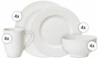 Villeroy &amp; Boch Starter-Set 16-tlg. FOR ME, Porzellan