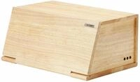 Continenta Brotkasten Gummibaum 40x26x18,5cm, natur, Holz