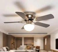 Globo Lighting Ventilator UGO, nickel, Metall