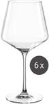 Leonardo Burgunderglas 6er-Set PUCCINI, klar, Kristallglas