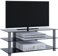 VCM TV-M&ouml;bel ZUMBO, silber, Aluminium