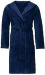 Vossen Unisex Bademantel Xs TEXAS, dunkelblau, Baumwolle