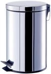 Zeller Present Treteimer, silber, Edelstahl