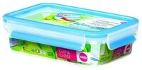 Emsa Dose CLIP &amp; CLOSE 0,8 Liter, transparent, Kunststoff