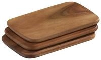 Zassenhaus 3er-Set Fr&uuml;hst&uuml;cksbretter, natur, Holz