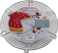Dr. Oetker Tortenrost, silber, Metall verchromt