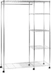 Zurbr&uuml;ggen Rollgarderobe, silber, Metall