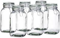 M&auml;ser Einmachglas 6er-Set GOTHIKA, transparent, Glas